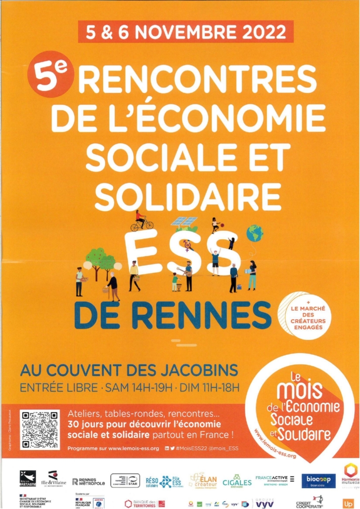 Affiche Rencontres ESS Rennes